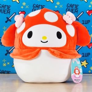 Squishmallow Hello Kitty My Melody 8" UltraSoft Exclusive Hot Topic Sanrio Plush